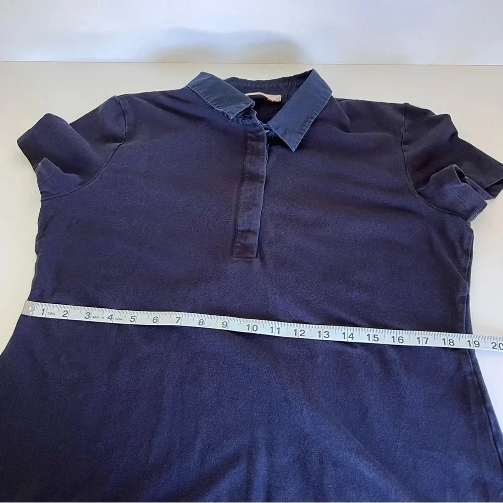 Tory Burch Women’s Short Sleeve Navy Polo Shirt‎